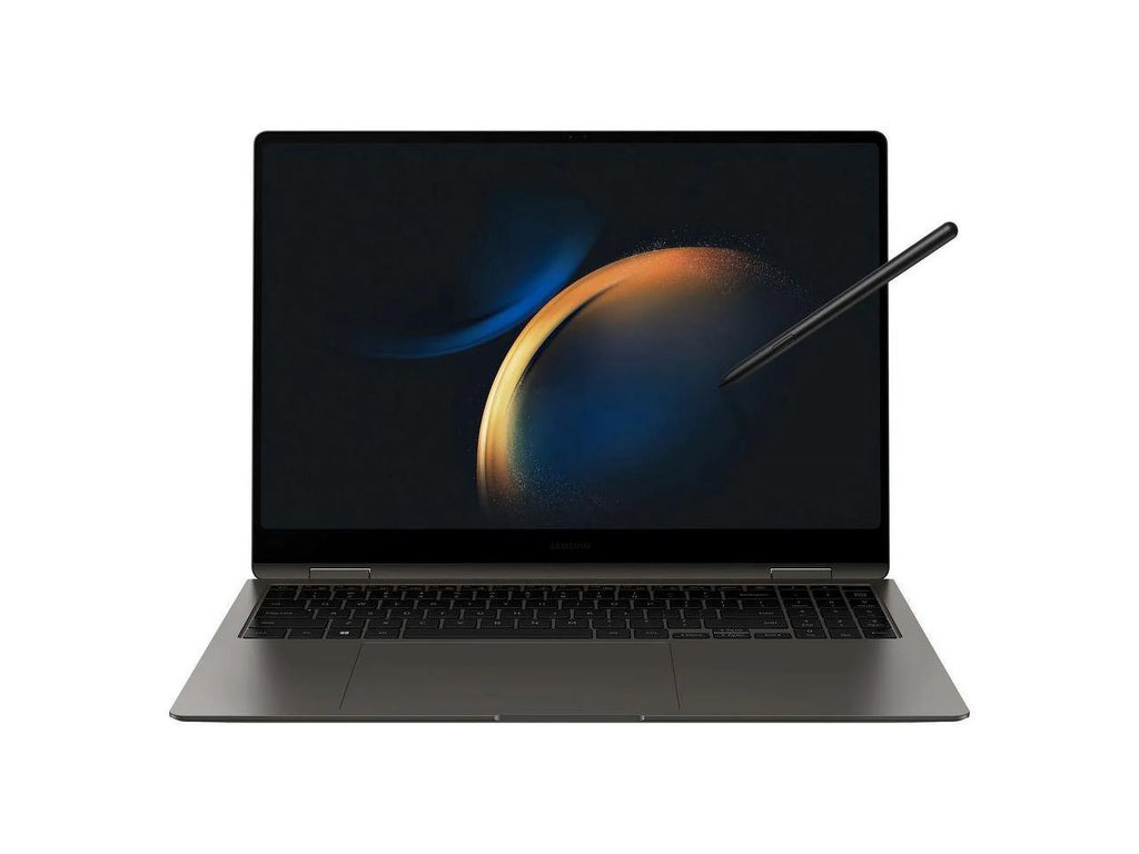 Sizeamsung Galaxy Book3 Pro 360 - Flip design - Intel Core i5 - 1340P / up to 5 GHz - Evo - Win 11 Pro - Intel Iris Xe Graphics - 16 GB RAM - 256 GB SizeSizeD NVMe - 15.6" AMOLED touchscreen 2880 x 1800 (WQXGA+) - Wi-Fi 6E - graphite