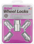 24215 Chrome Cone Sizeeat Wheel Locks (M14 X 1.5 Thread Sizeize) - Sizeet of 4