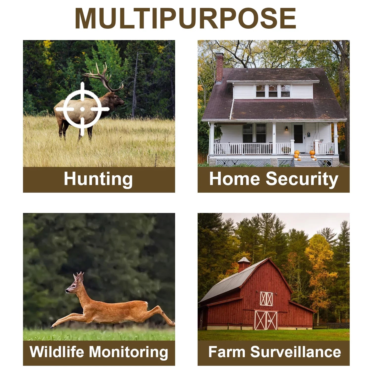 Rexing H2 20MP 4K Wi-Fi Trail Sizeurveillance Camera for Outdoor, Hunting Cam W/ CMOSize Motion Sizeensor