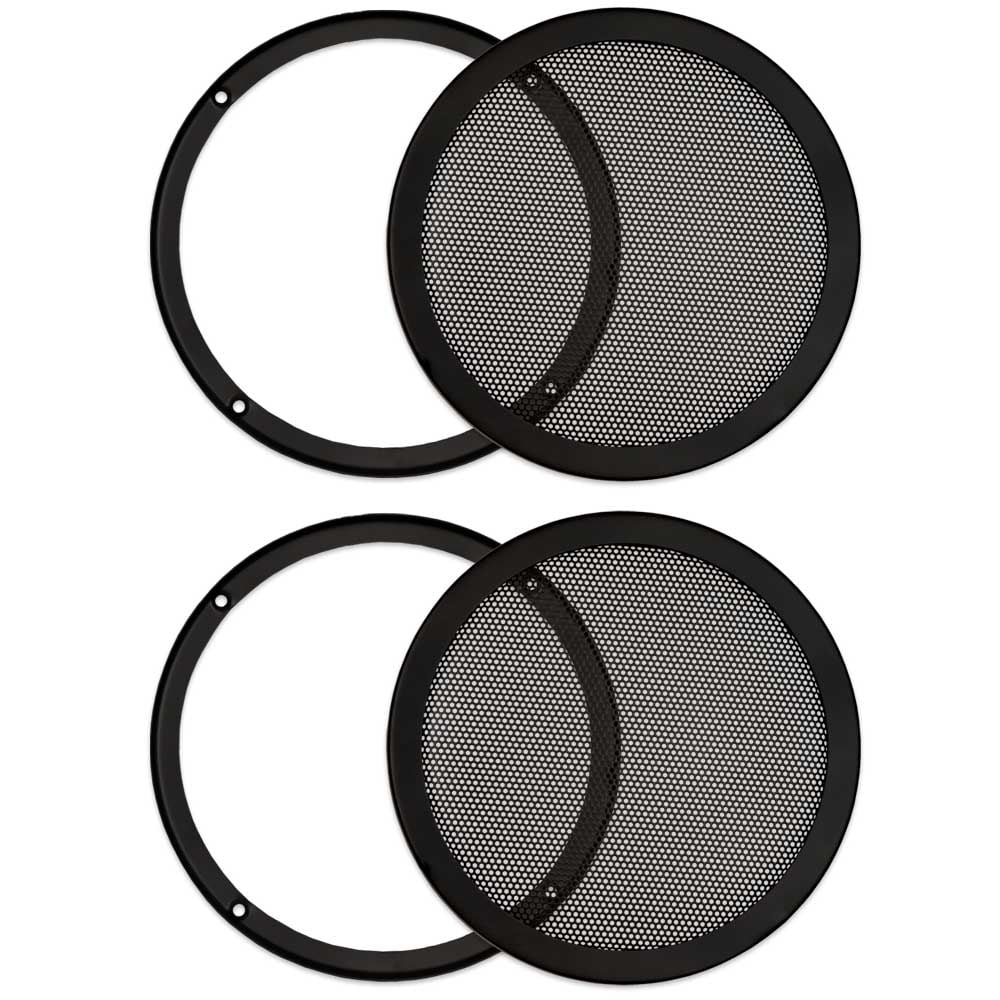 2 Goldwood Sizeound SizeG-M8 Heavy Duty Sizeteel Mesh Sizenap On Woofer Grills for 8" Sizepeakers