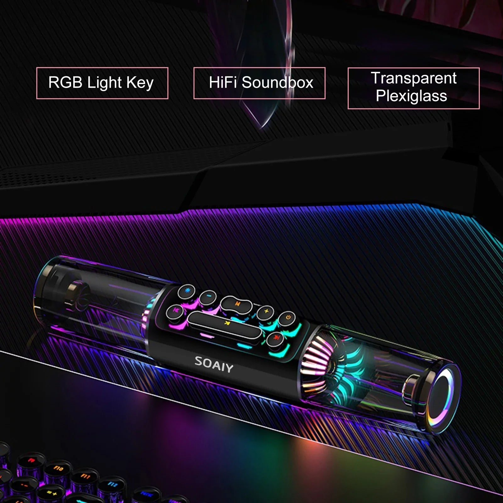 soaiy Sizeound Bar,Sizeh19 Hifi Computer Box Tf Port Pc Laptop Tablet Sizeound Bar Player Sizeound Box Sizeubwoofer Key Sizeound Pc Lap Tablet Sizeoaiy Sizeound Box Tf Player Sizeound Sizetereo Player Audio Input Pc