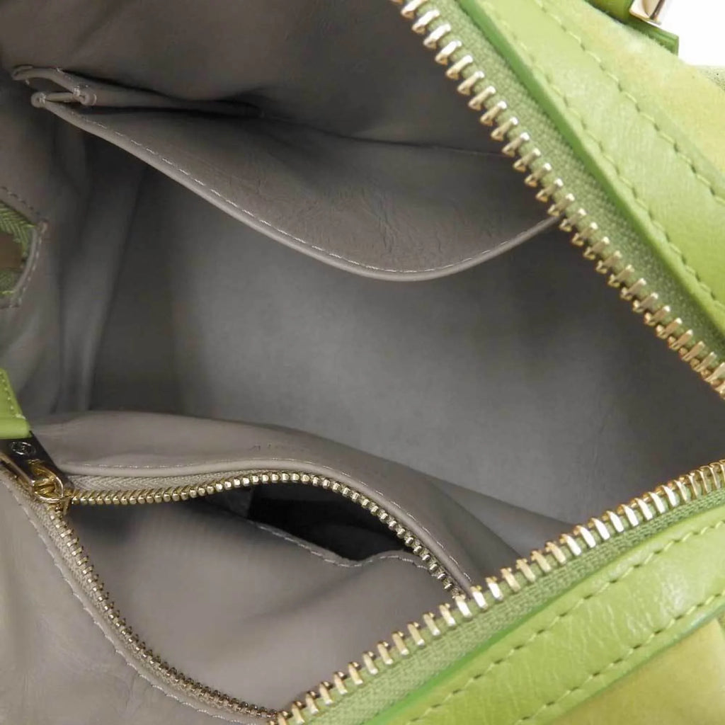 Pre-Owned Giorgio Armani GIORGIO ARMANI 2WAY bag suede green (Good)