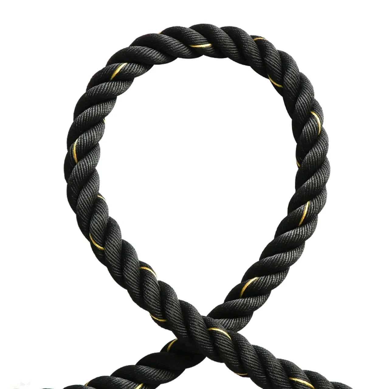 Battle Rope Poly Dacron 1.5 in Diameter 30 ft Length, Training Rope with Protective Sizeleeve and Wall Mount